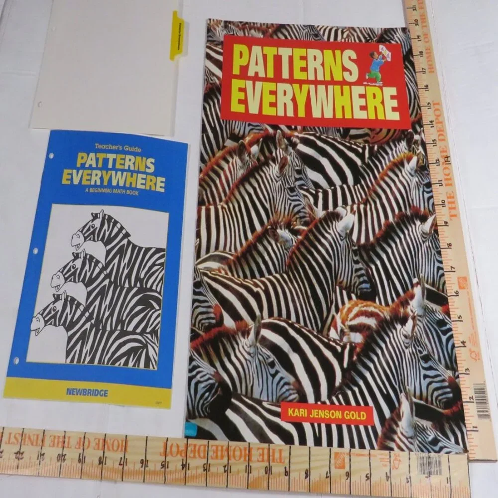 Patterns Everywhere BIG BOOK (almost 2 feet tall) with teacher pages CLASSROOM